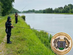 Freundefischen Wertachstausee Schwabmünchen