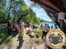 Freundefischen am Baggersee