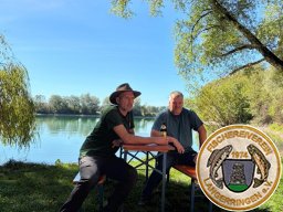 Freundefischen am Baggersee